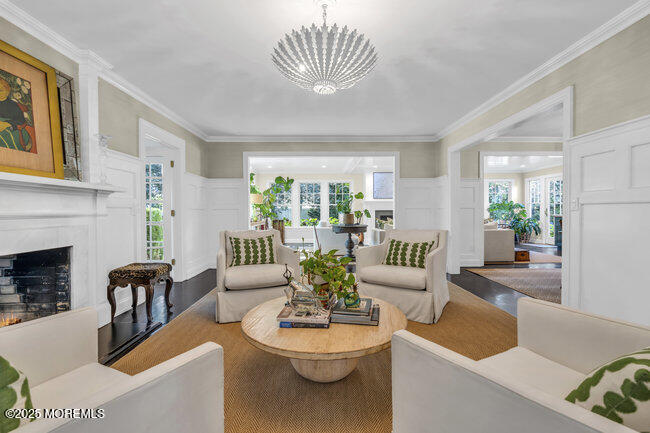 12 Red Oak Drive Spring Lake, NJ 07762 - Photo 48 of 79 a living room with furniture and a fireplace