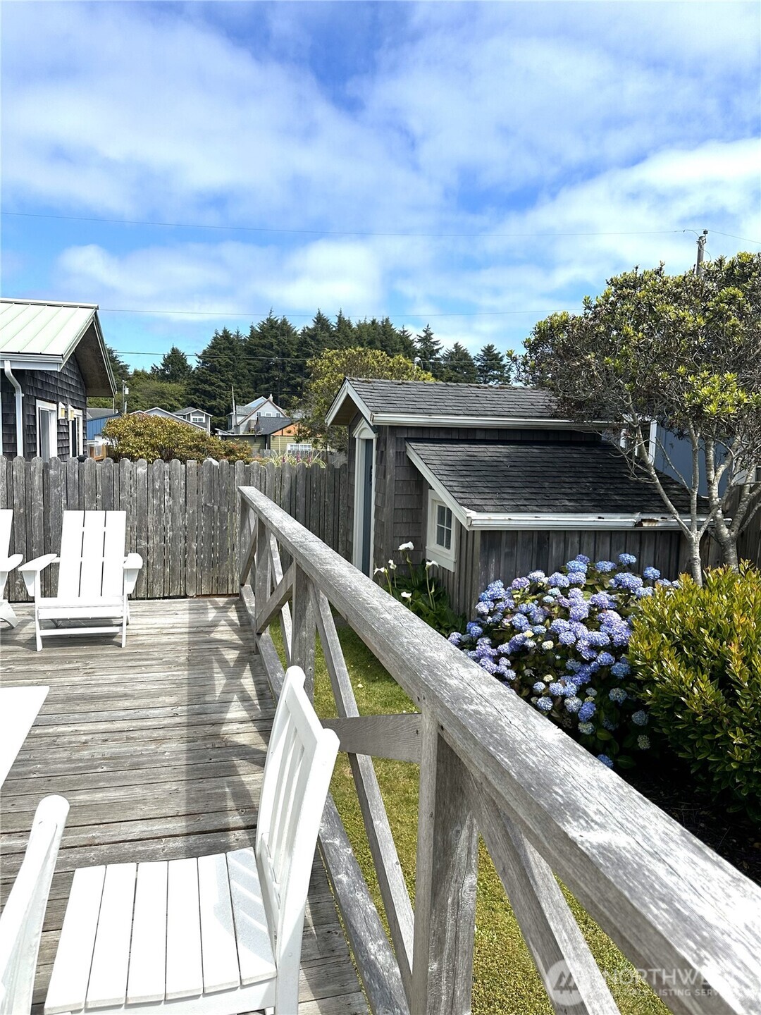 45 Central Avenue Pacific Beach, WA 98571 - Photo 21 of 28 a view of a lake with a sitting space