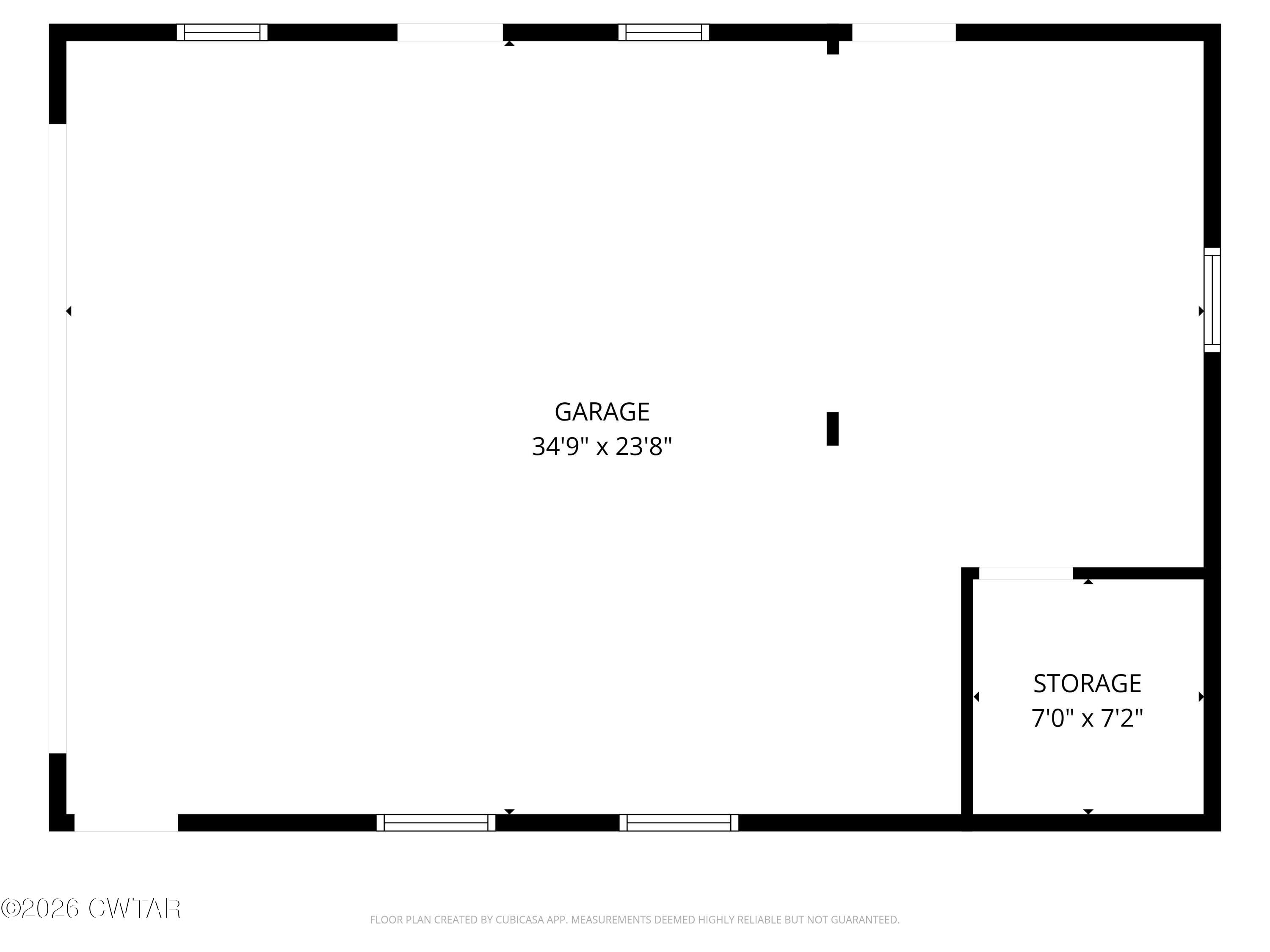 2108 Bohannon Landing Road Sugar Tree, TN 38380 - Photo 57 of 57 a black and white photo of a floor plan