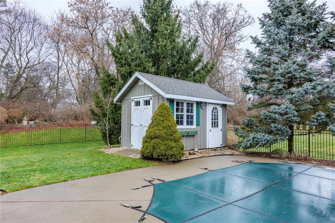 31 St Ebba's Drive Penfield, NY 14526 - Photo 46 of 49 IN-GROUND POOL! New liner, pump, heater! Pool Hous