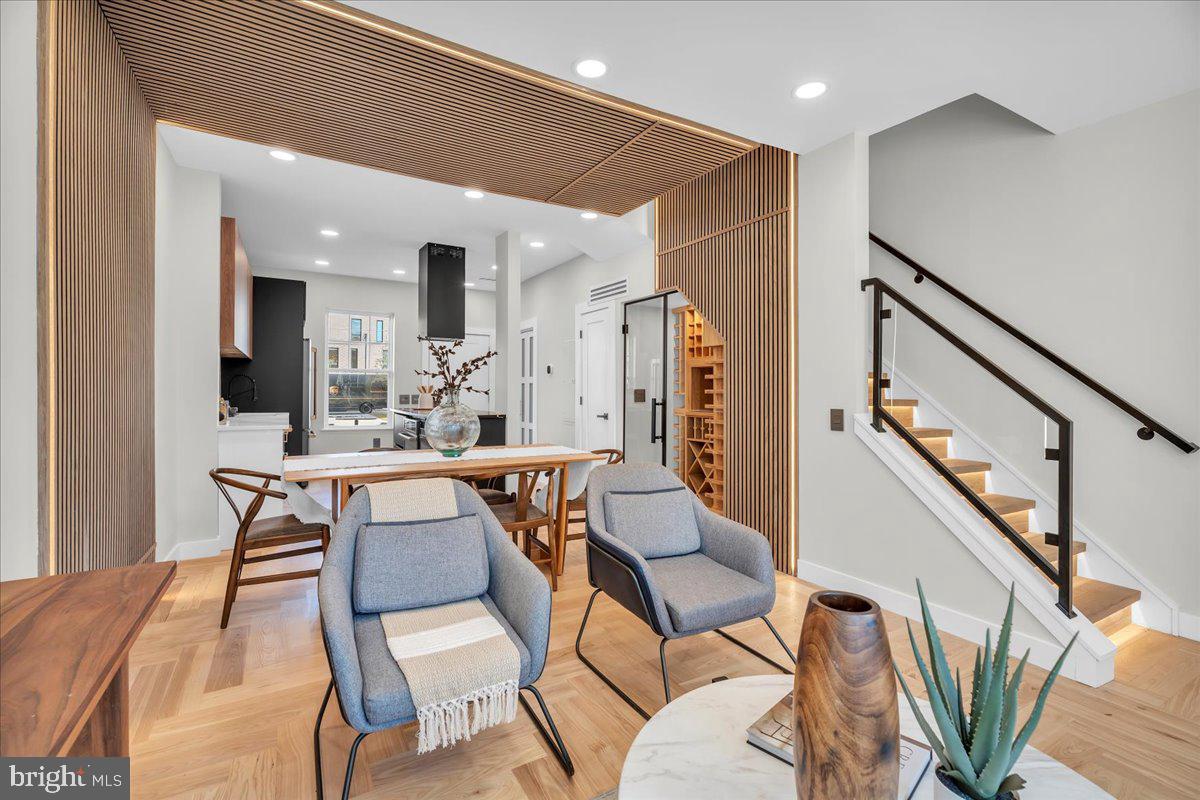 1227 Clymer Street Philadelphia, PA 19147 - Photo 3 of 37 a dining room with furniture and window
