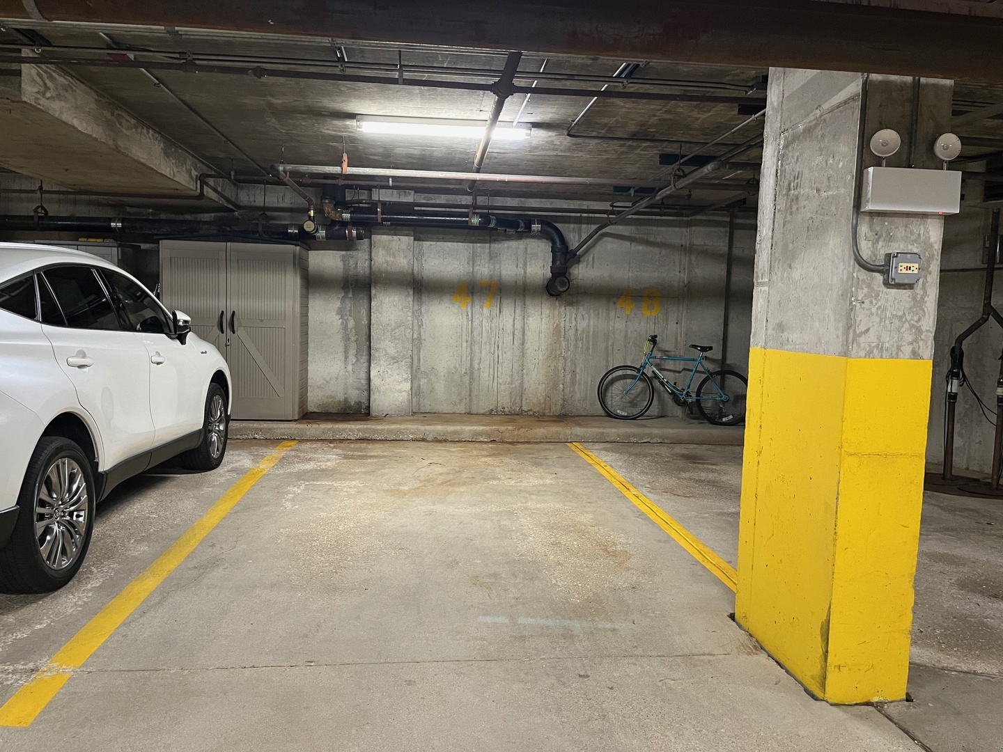 711 South River Road, Unit 401 Des Plaines, IL 60016 - Photo 12 of 22 a view of a garage with door
