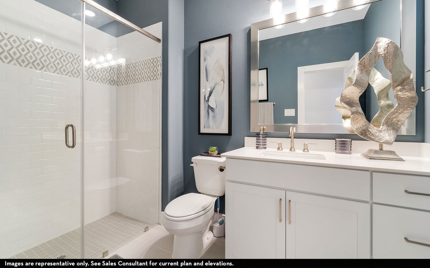 7910 Jasper Meadows Angleton, TX 77515 - Photo 21 of 31 a bathroom with a sink toilet and shower