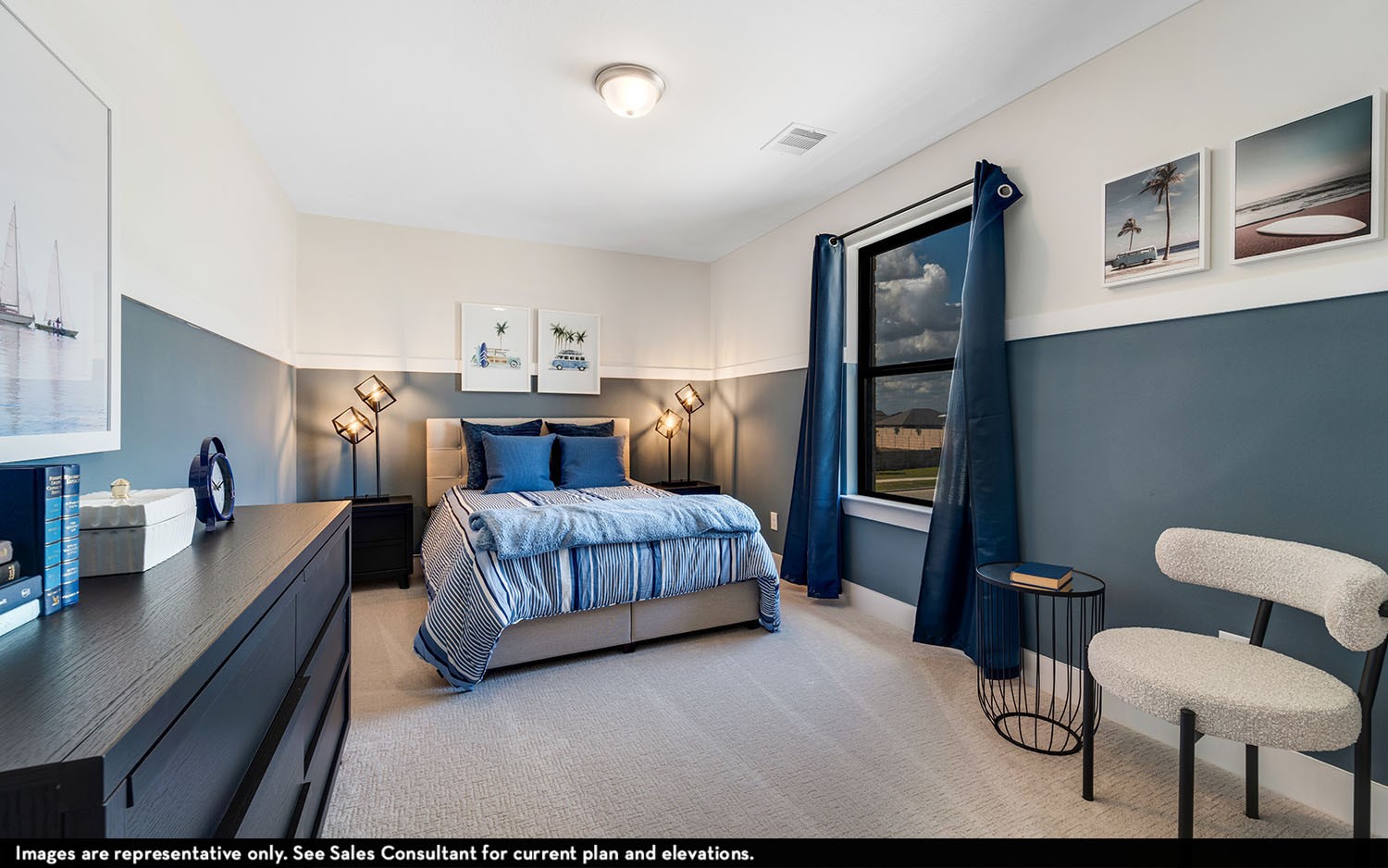 7910 Jasper Meadows Angleton, TX 77515 - Photo 31 of 31 a bedroom with a bed and wooden floor