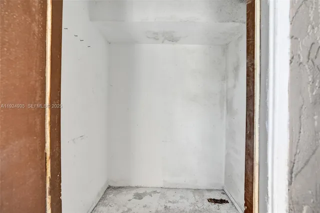 a view of a building with a window