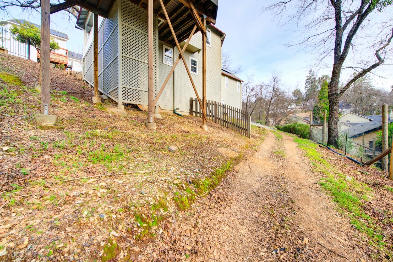 2812 Bronzecrest Street Placerville, CA 95667 - Photo 66 of 74 a view of a yard with basketball court