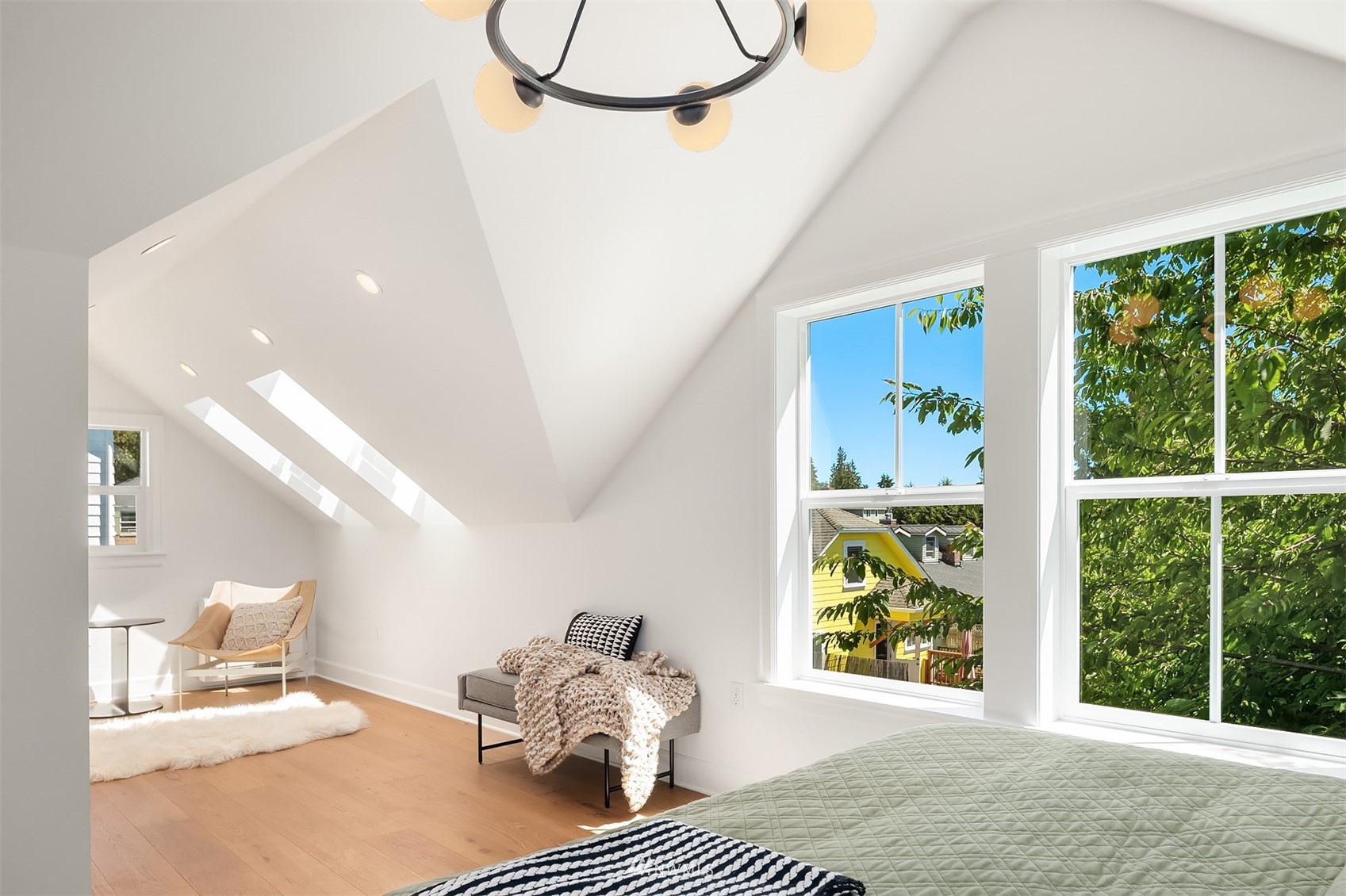 8041 Stroud Avenue North, Unit B Seattle, WA 98103 - Photo 16 of 29 a view of an entryway with wooden floor