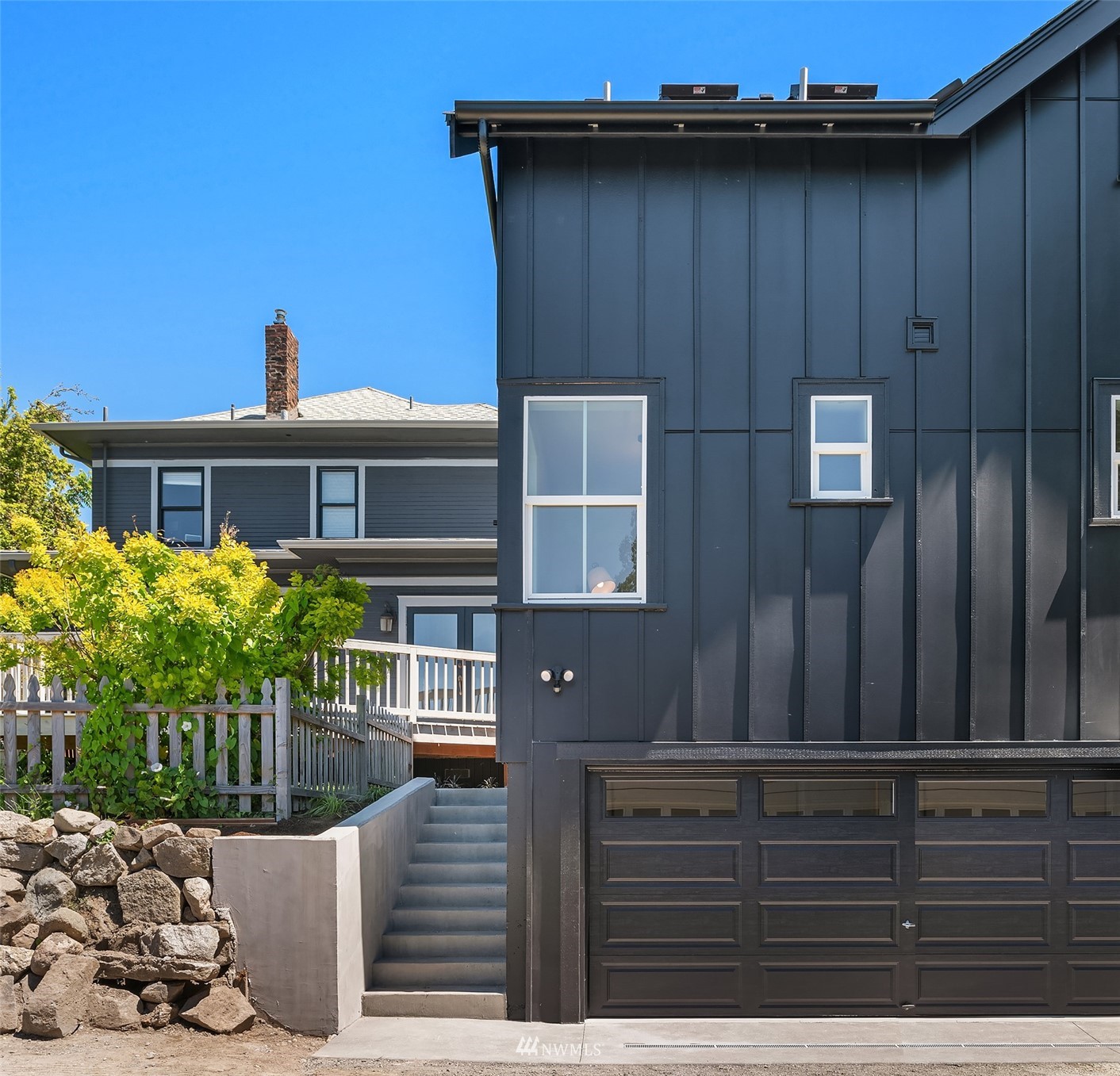 8041 Stroud Avenue North, Unit B Seattle, WA 98103 - Photo 25 of 29 a front view of a house