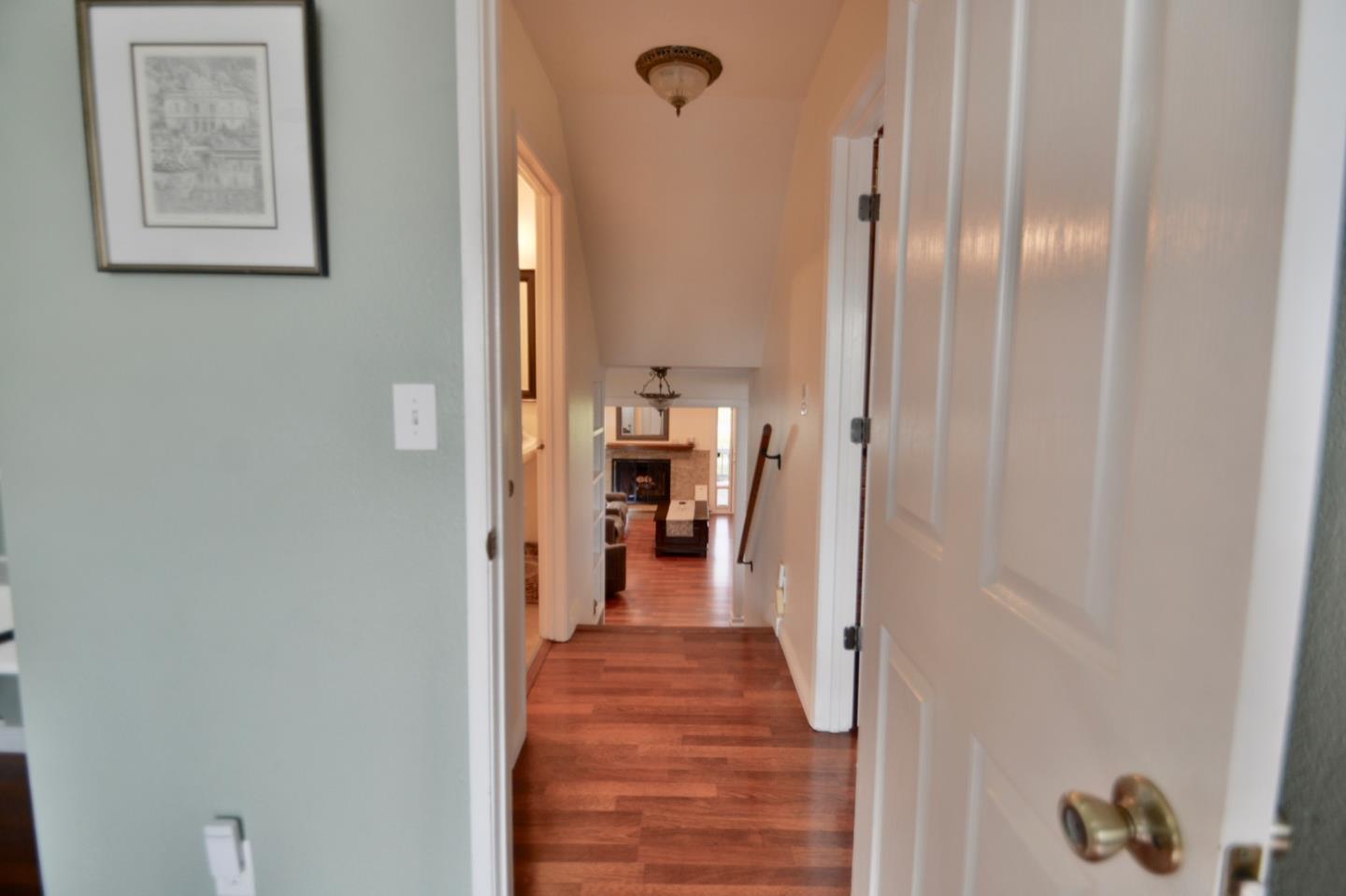 2298 Almaden Road, Unit A San Jose, CA 95125 - Photo 24 of 43 a view of a hallway with wooden floor