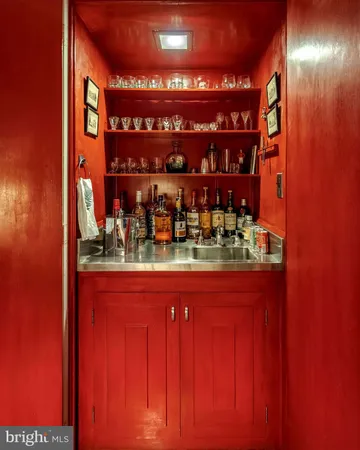 a view of a yard with an ocean beach