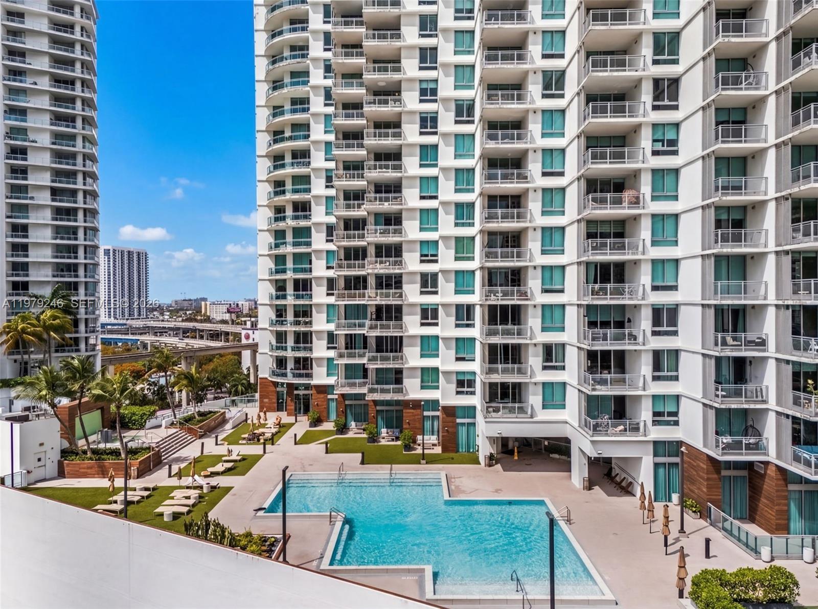 350 South Miami Avenue, Unit 2006 Miami, FL 33130 - Photo 3 of 33 a view of a city with tall buildings