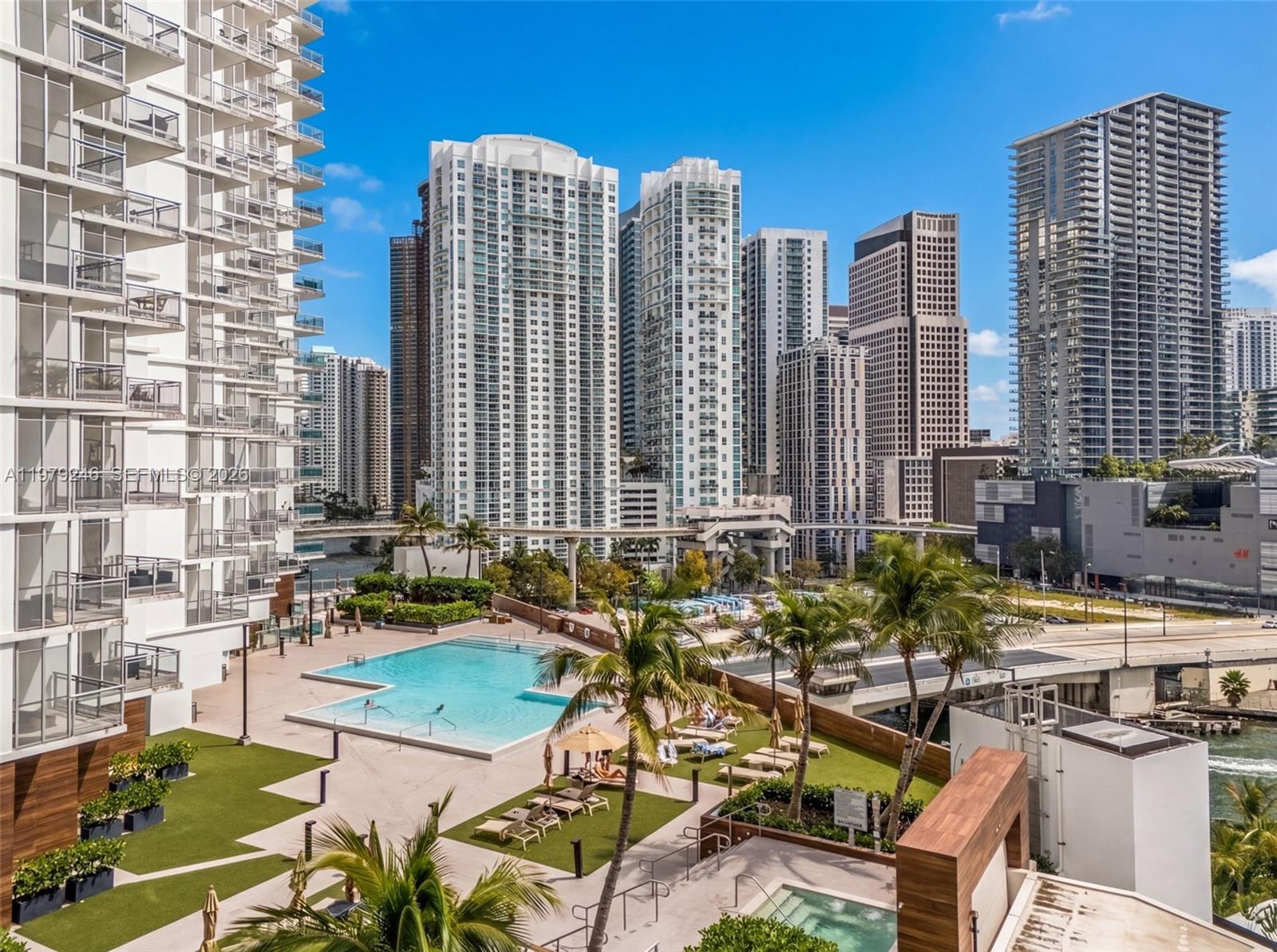 350 South Miami Avenue, Unit 2006 Miami, FL 33130 - Photo 4 of 33 a view of a city with tall buildings
