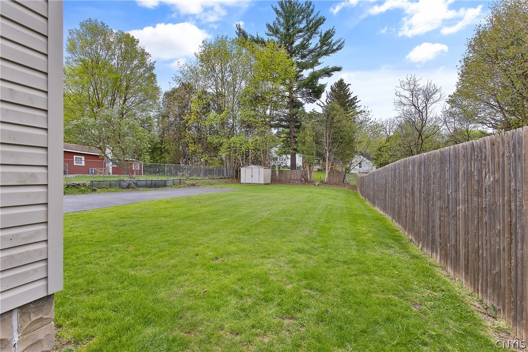 221 MacKay Avenue Camillus, NY 13219 - Photo 31 of 35 Back Yard with Shed
