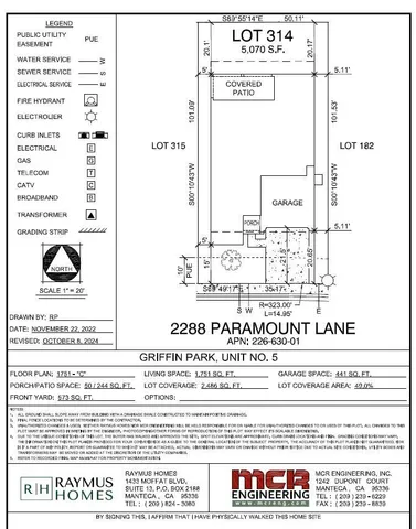 $653,482 | 2288 Paramount Lane, Manteca, CA 95337