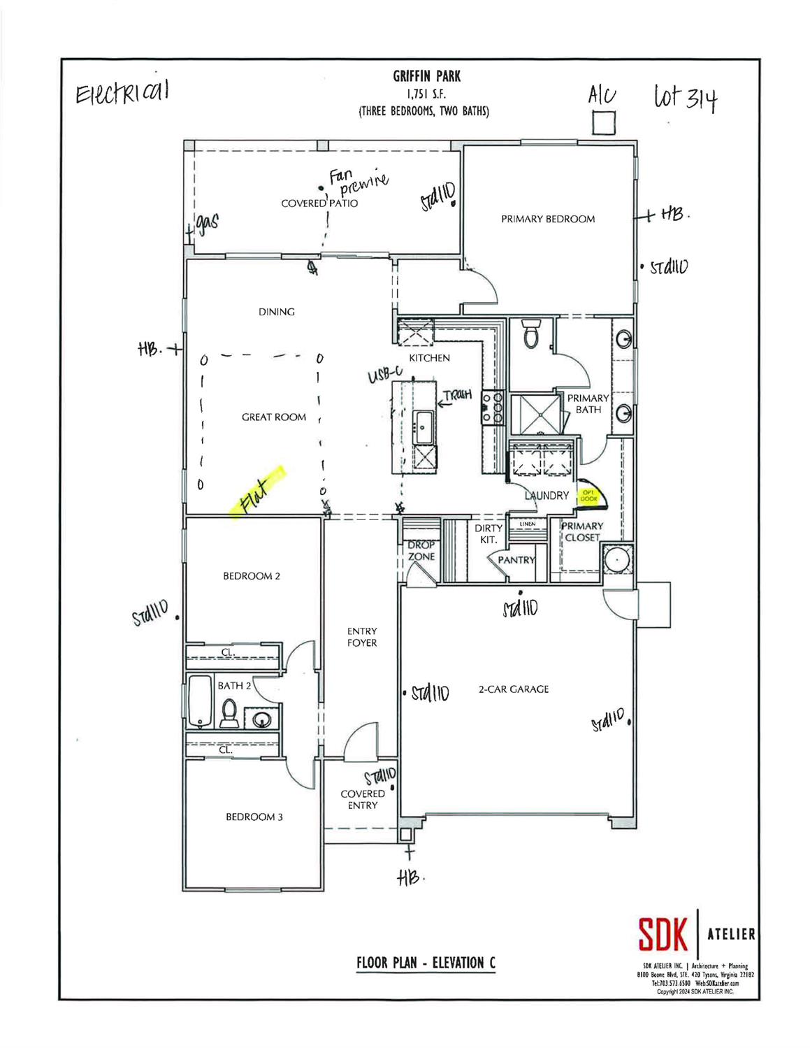 2288 Paramount Lane Manteca, CA 95337 - Photo 25 of 25 Electrical Schedule and Floor Plan