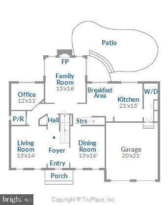 788 Sunny Chapel Road Odenton, MD 21113 - Photo 62 of 64 Main Level Floorplan