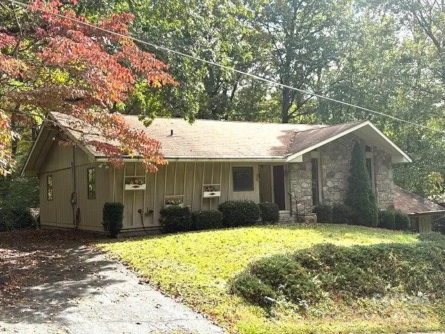 a house view with a outdoor space