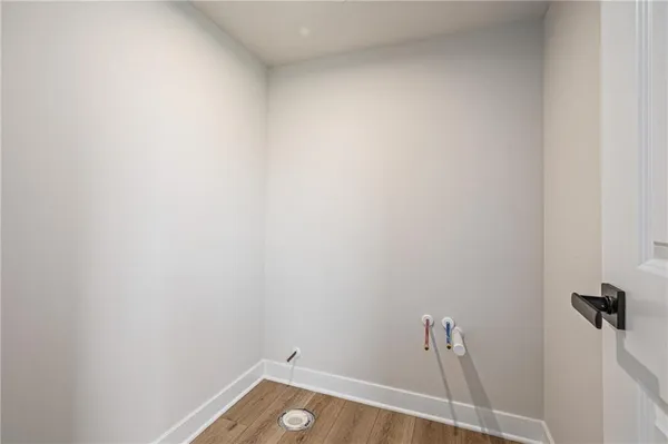 a view of a room with a shower