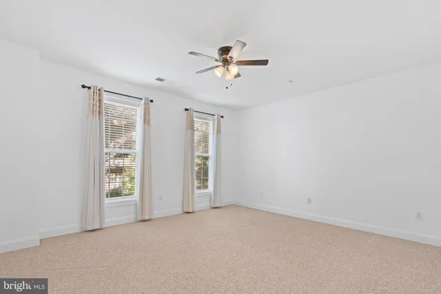 a view of an empty room