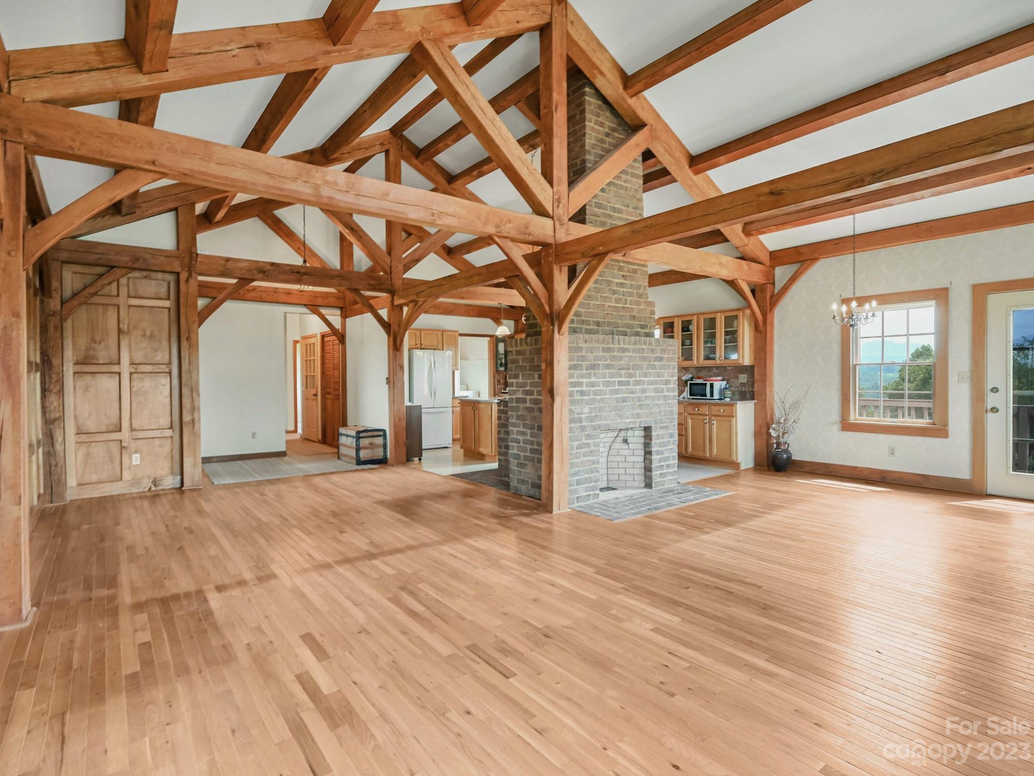 386 Heather Downs Drive Alexander, NC 28701 - Photo 15 of 29 a view of an entryway with a fireplace