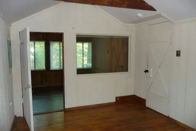 a view of an entryway door