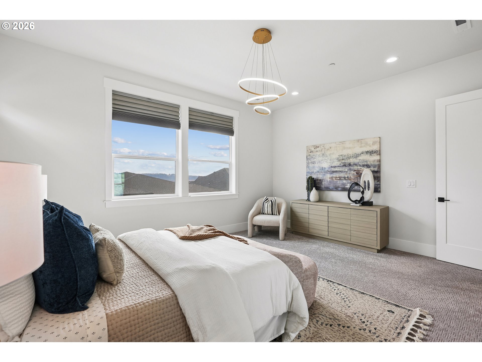 1757 North Columbia Ridge Way Washougal, WA 98671 - Photo 25 of 48 a bedroom with a bed and a window