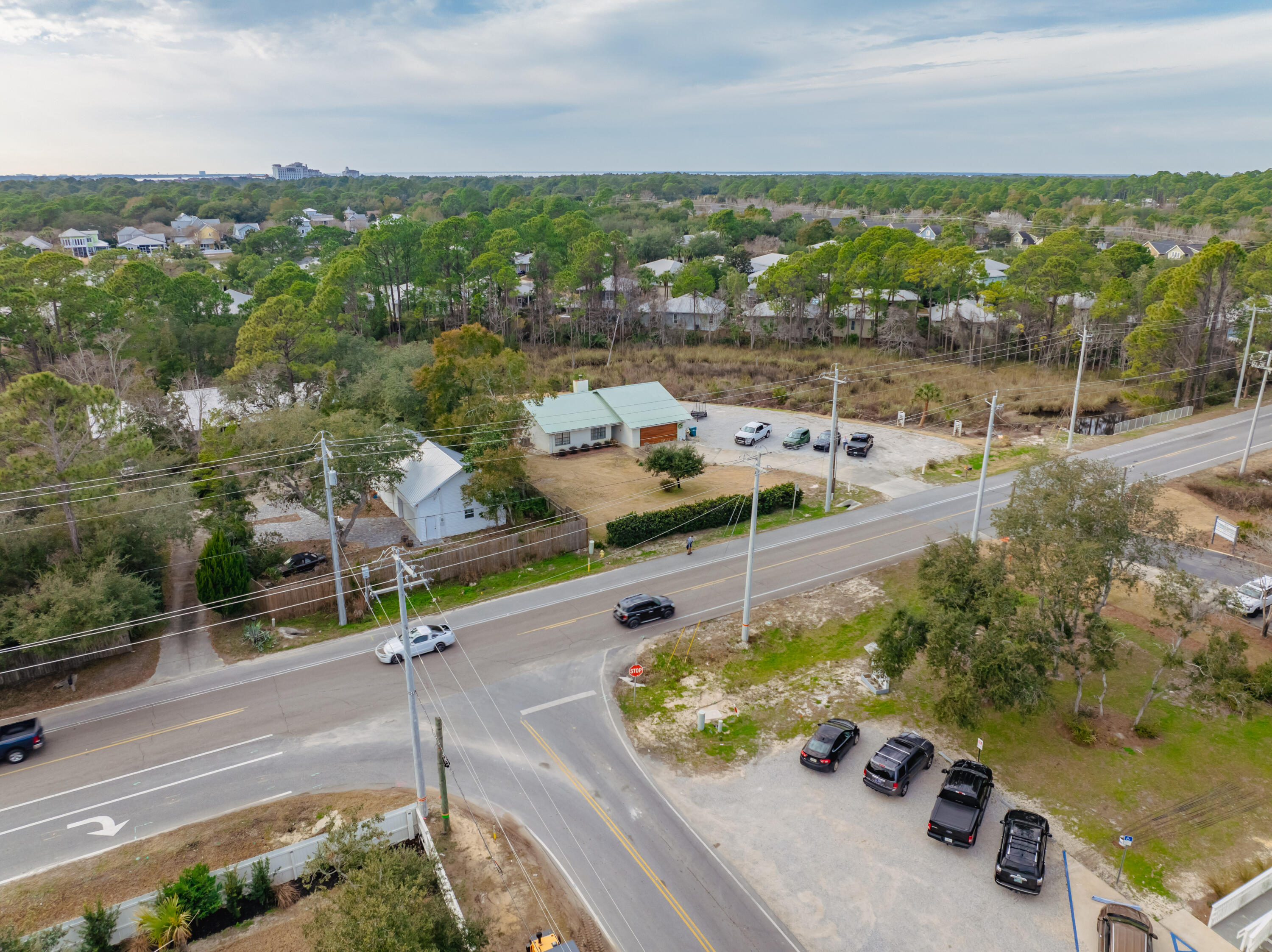 861 Mack Bayou Road Miramar Beach, FL 32550 - Photo 29 of 47 an aerial view of residential houses with outdoor space