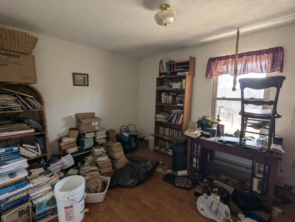 a room with storage and utility