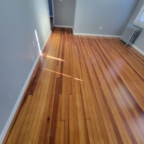 a view of wooden floor