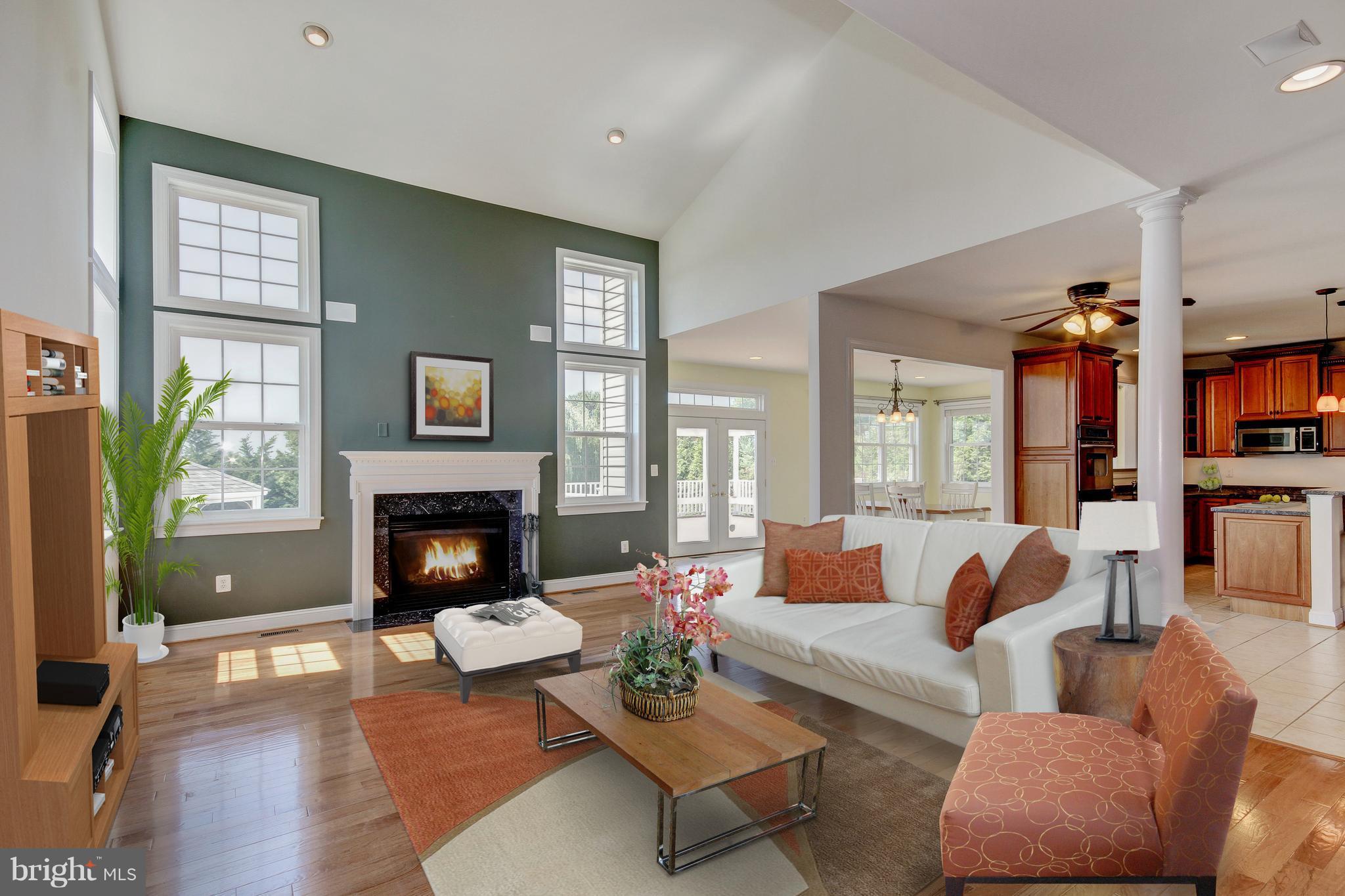 Two Story Family Room