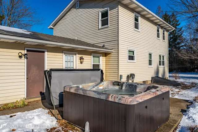 a view of road with trees