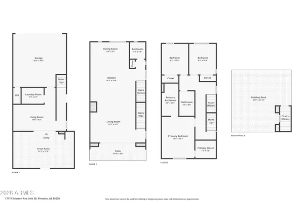 an aerial view of a building