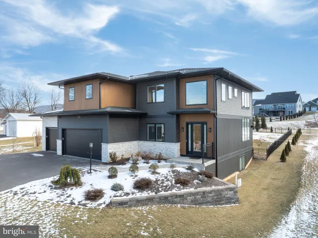 a view of a door and a window