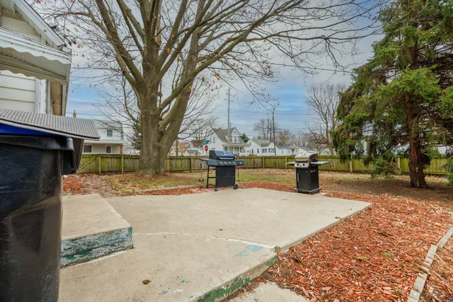 a view of a house with a patio