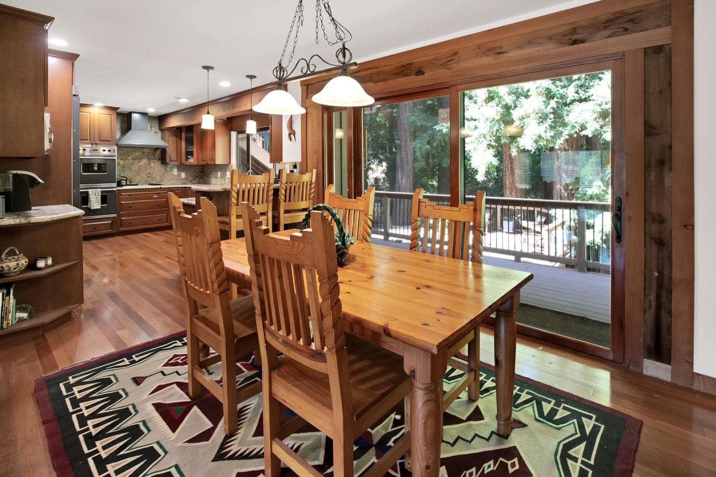 22682 Summit Road Los Gatos, CA 95033 - Photo 5 of 32 a view of a dining room with furniture window and outside view