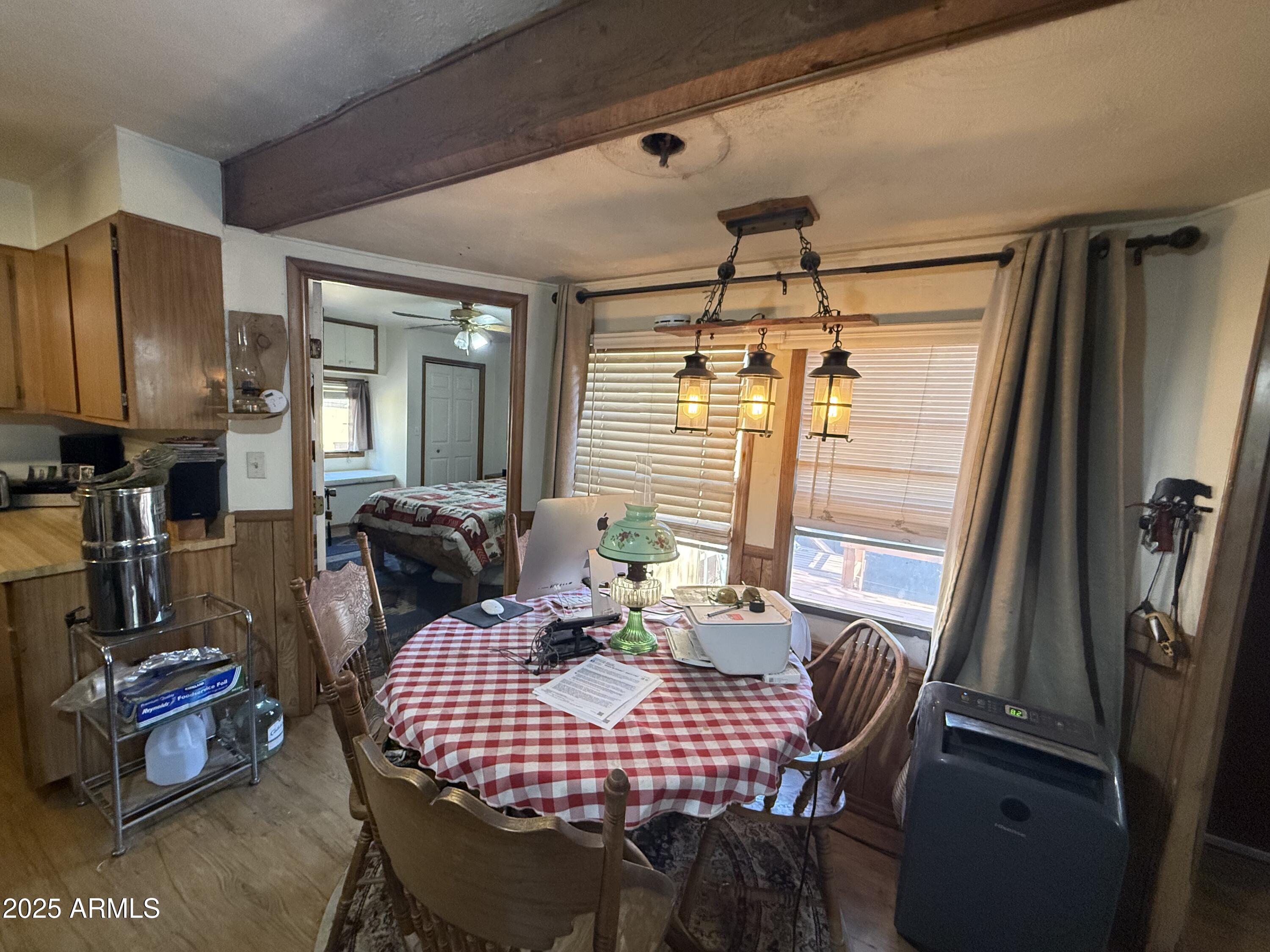 23576 Sunny South Road Crown King, AZ 86343 - Photo 28 of 29 a view of a dining room with furniture window and outside view