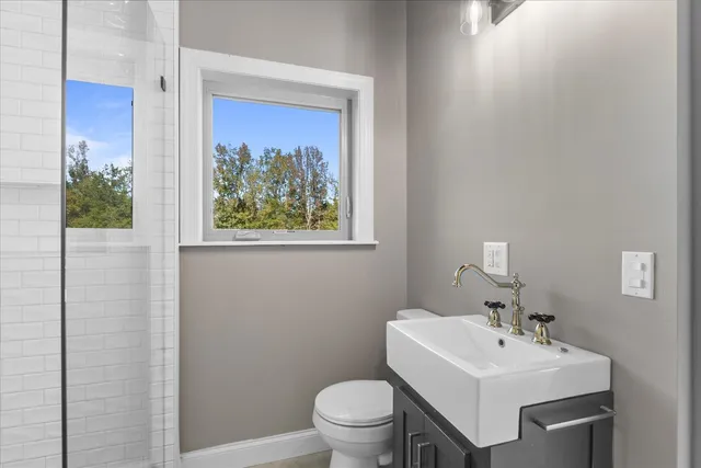 a view of a park with trees and a yard