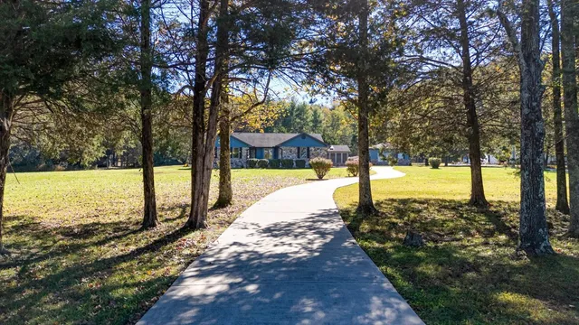 a view of lake and mountain