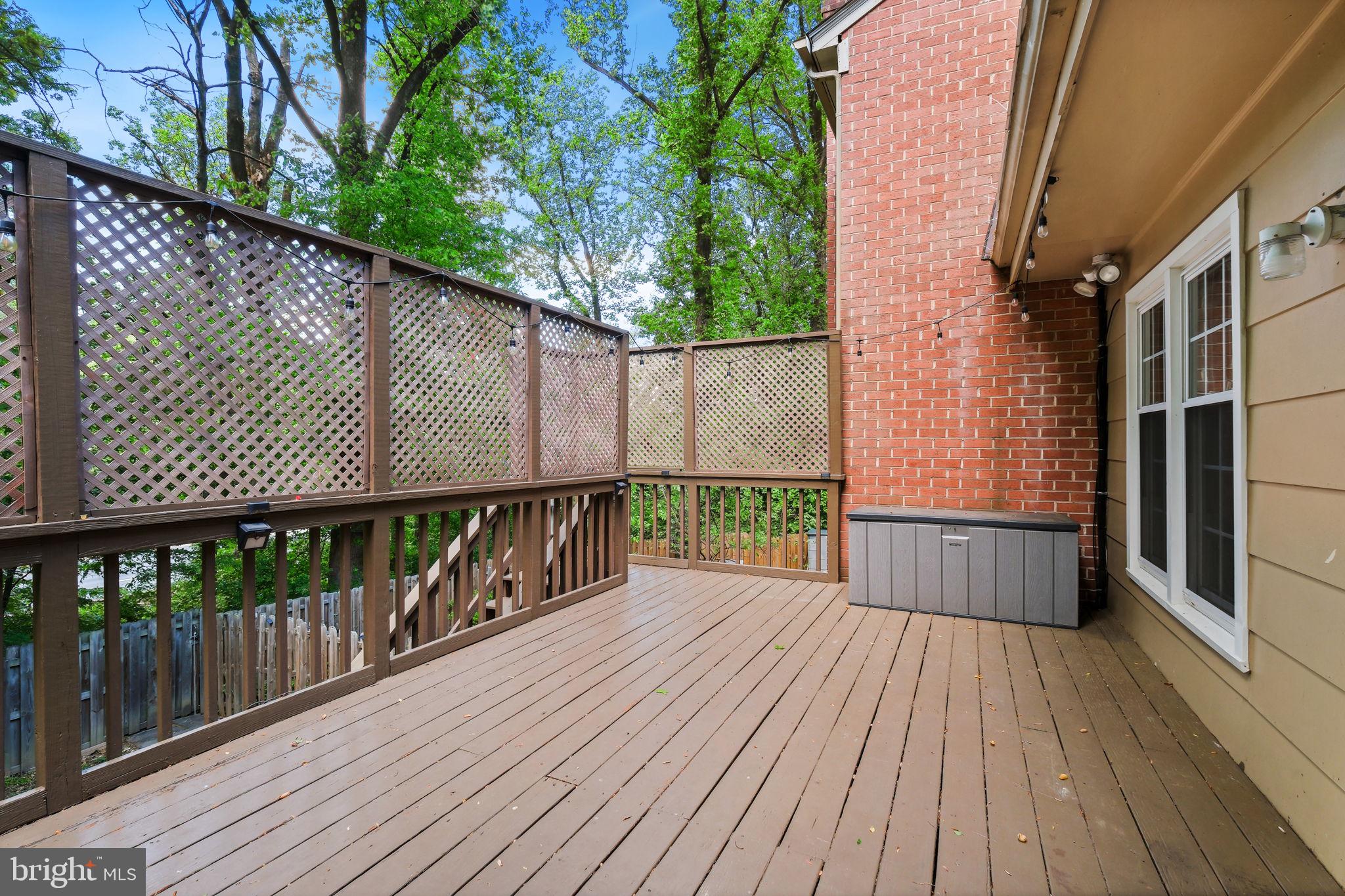 7344 Greentree Road Bethesda, MD 20817 - Photo 9 of 33 Expansive Deck off the Main Level