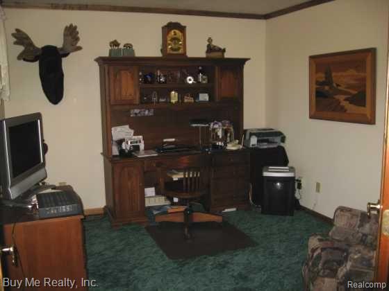 Study or Bedroom 2 has closet