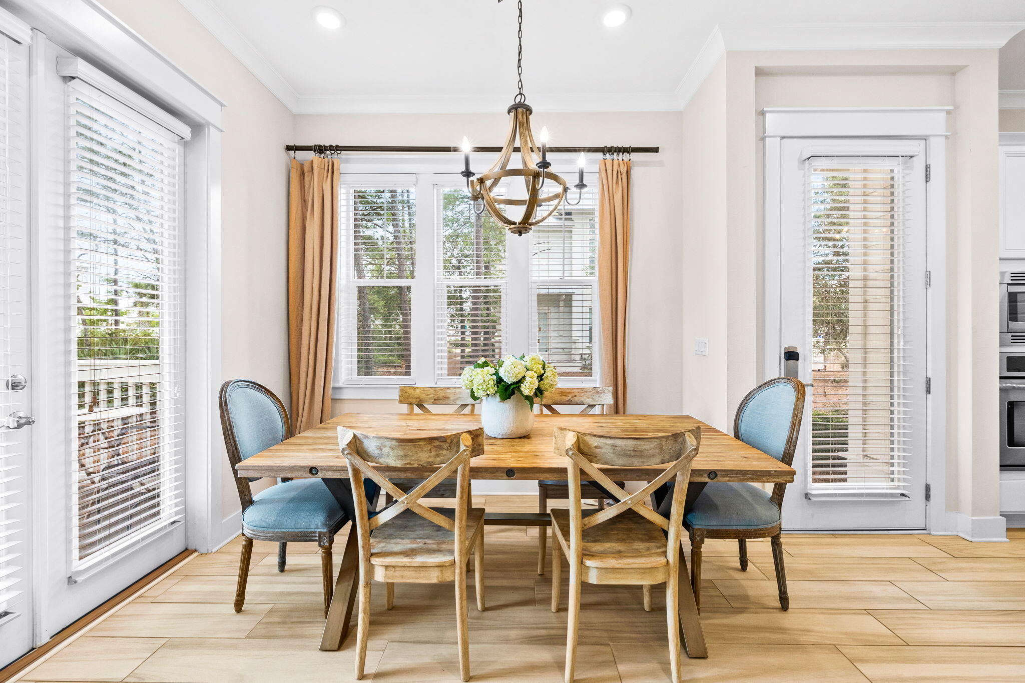 34 Pine Lands Loop Inlet Beach, Unit B Inlet Beach, FL 32461 - Photo 9 of 33 a view of a dining room with furniture and windows