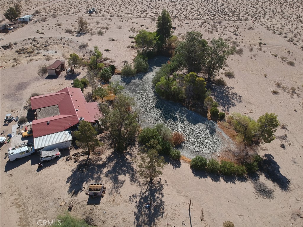 47150 Black Butte Road Newberry Springs, CA 92365 - Photo 25 of 27 an aerial view of house with yard