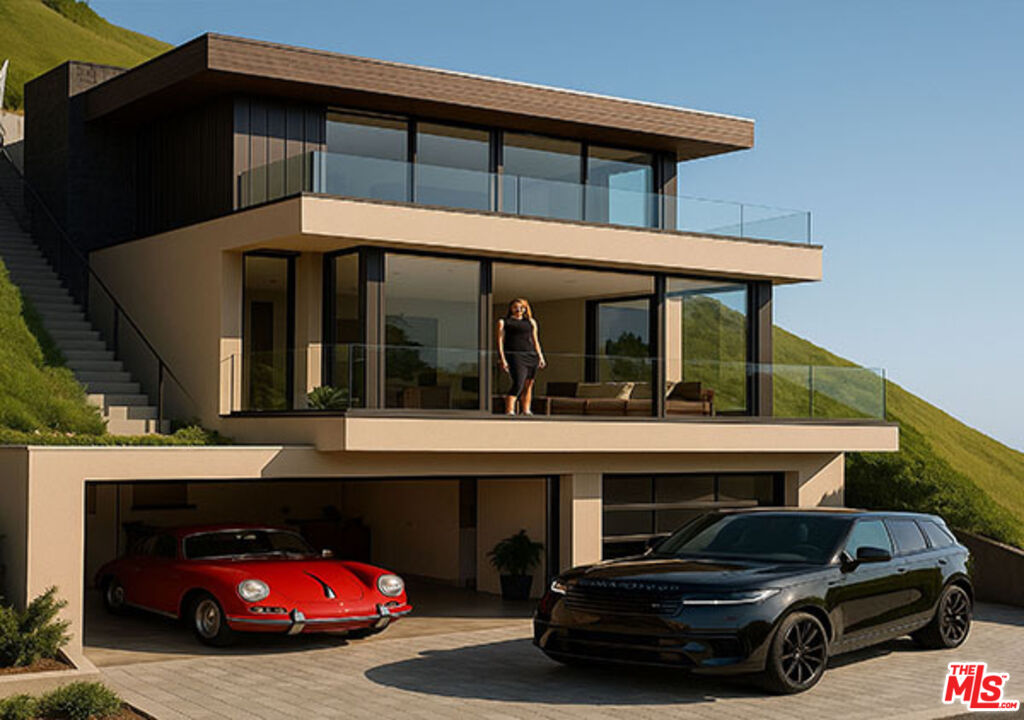 3833 Rambla Pacifico Street Malibu, CA 90265 - Photo 3 of 11 a car parked in front of a house