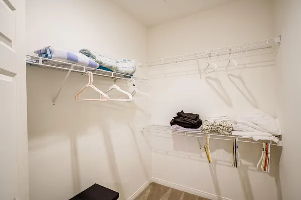 a car parked in a garage