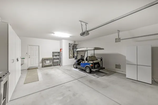 a room with storage and utility