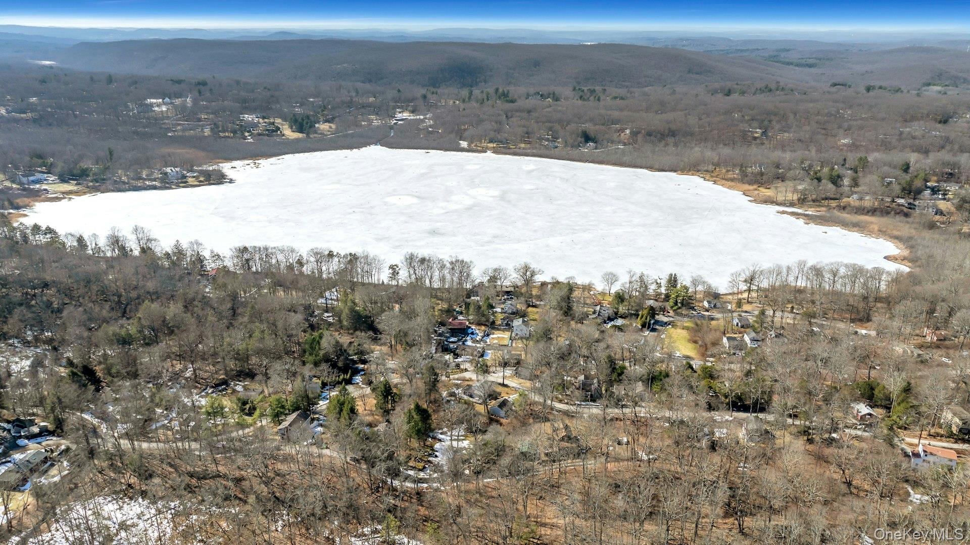 a view of a dry yard with wooden fence