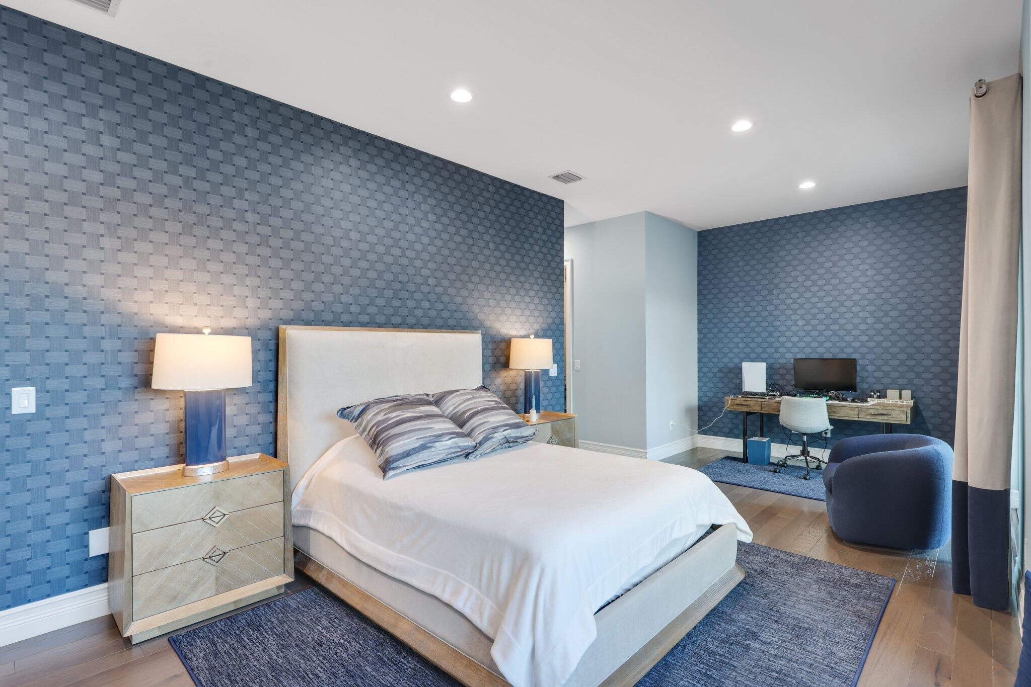 17432 Ponte Chiasso Drive Boca Raton, FL 33496 - Photo 58 of 117 a bedroom with bed and a night stand