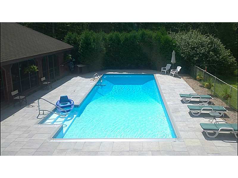 395 Widow Sweets Road Exeter, RI 02822 - Photo 10 of 23 Swimming Pool/Hot Tub/Sauna. New stone patio around pool! No hot tub and sauna!