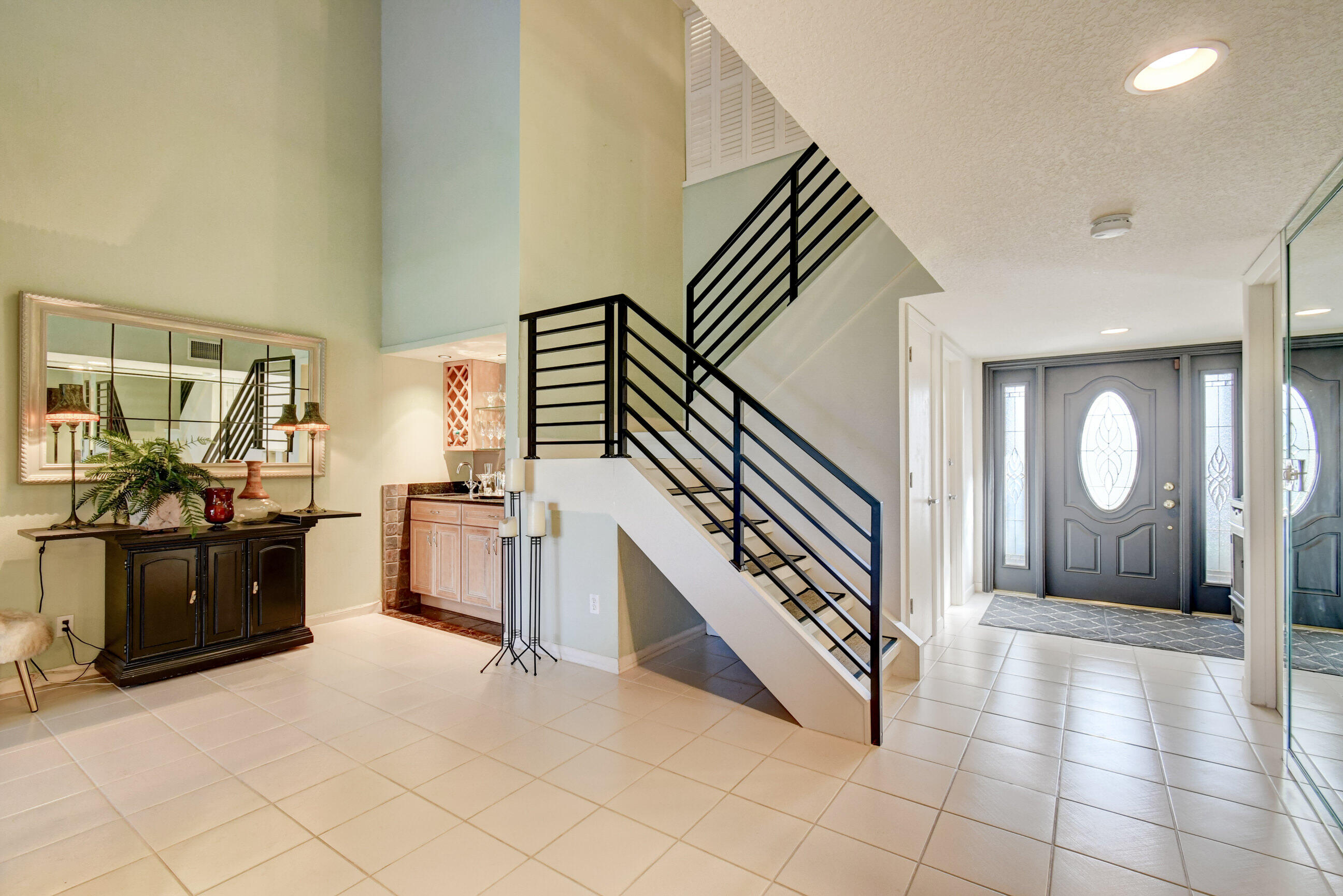 11171 Oakdale Road Boynton Beach, FL 33437 - Photo 13 of 57 wet bar and stairs