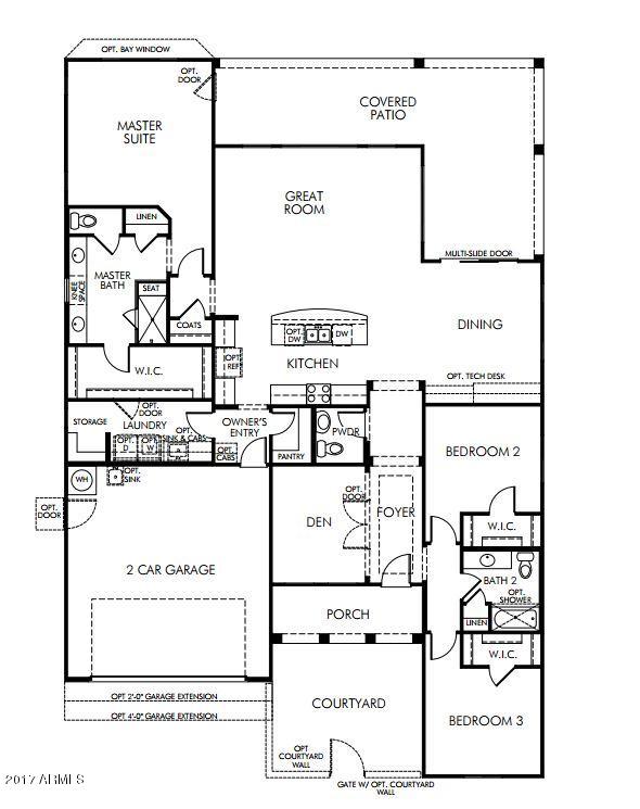 41644 West Springtime Road Maricopa, AZ 85138 - Photo 13 of 13 floor plan